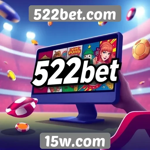 Experiência do usuário e design do site 522bet.com